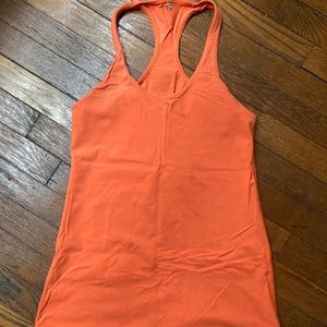 Lululemon Cool Racerback Orange tank